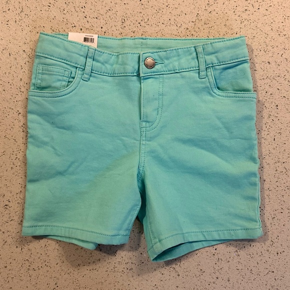 NWT Girls Light Teal / Aqua Shorts Size 8 summer - Picture 1 of 7